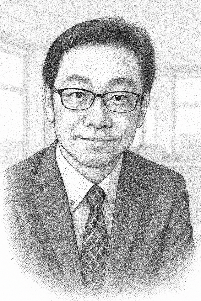 神山和幸行政書士事務所代表のイラスト